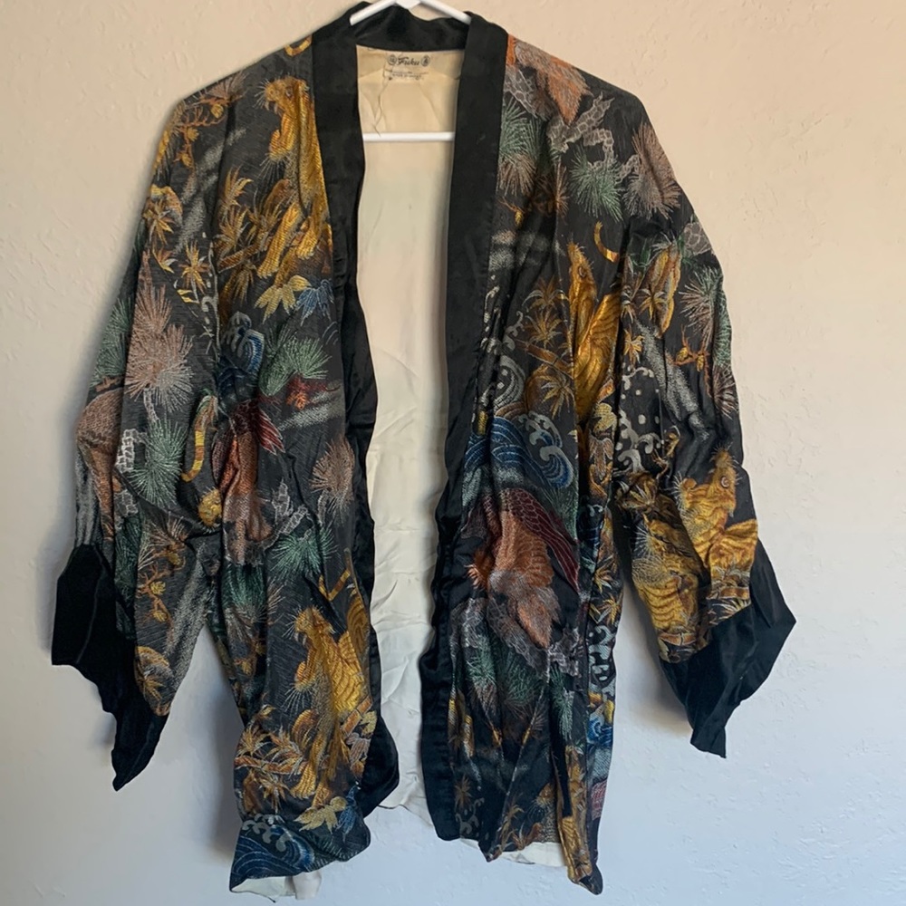 Vintage Fuku haori kimono jacket